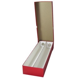 Double Row Coin Holder Boxes - Red